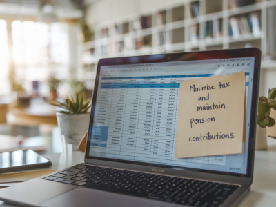 How to structure salary and dividends when incorporating a sole trader to minimise tax and maintain pension contributions