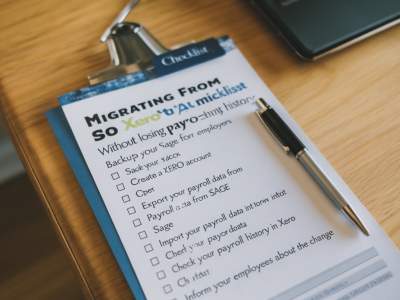 Migrating from sage to xero without losing payroll history: a checklist for micro‑employers