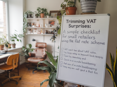 Trimming VAT surprises: a simple checklist for small retailers using the flat-rate scheme