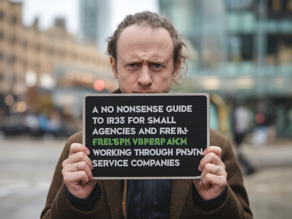 A no-nonsense guide to IR35 for small agencies and freelancers working through personal service companies
